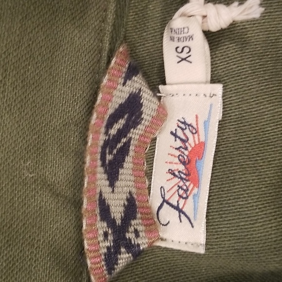 💕FAHERTY💕 Savannah Cotton Overshirt Jacket~ Fatigue Green XS NWT - Picture 15 of 16